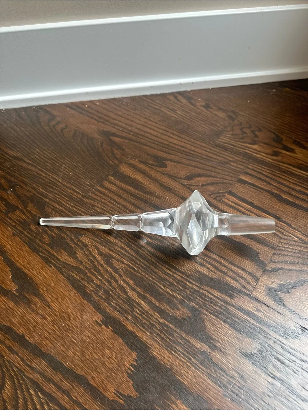 Clear Crystal Glass bottle/decanter stopper